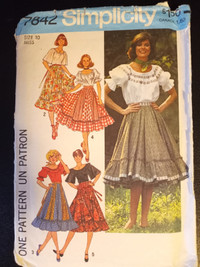 Simplicity sewing pattern 7842