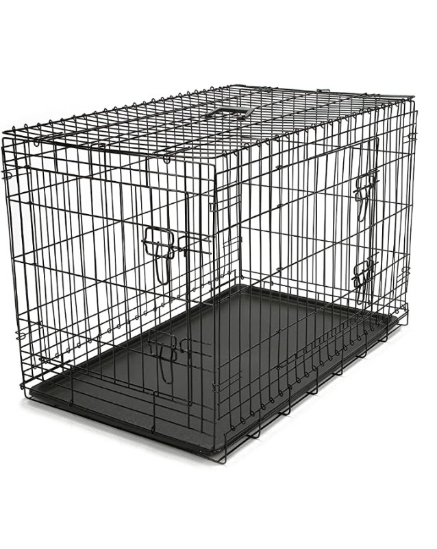 Wire Dog Crate 36 inches w/Double Door, Collapsable, Portable Other