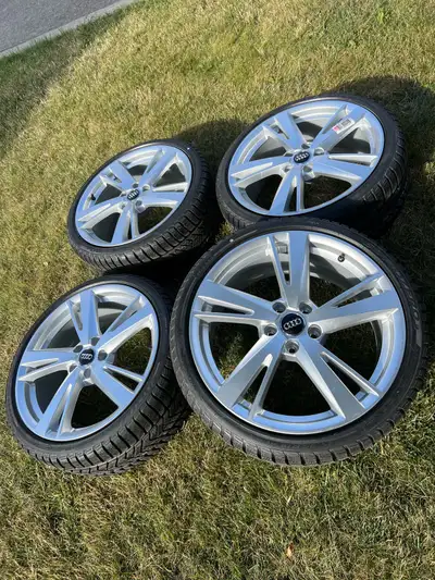 I have a set of oem Audi bbs rims and pirelli winter tires. Will fit Audi a3, s3, rs3, Volkswagen gt...