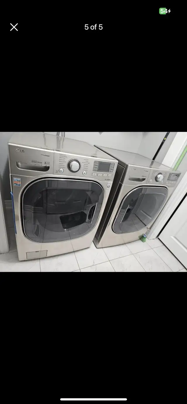 LGxlarge front load washer electric dryer set  in Washers & Dryers in Mississauga / Peel Region - Image 5