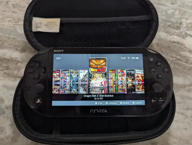512 GB BLACK PS VITA SLIM with 12500+ Games in Sony PSP & Vita in City of Toronto - Image 5