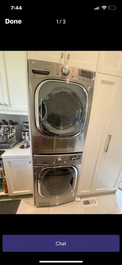 Like NEW king size  27w washer dryer can DELIVER, View more