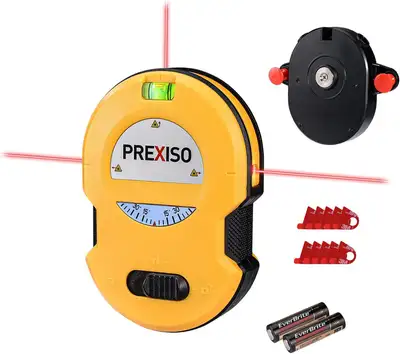 PREXISO Multi Surface Laser Level LED Light Vial, 30Ft Horizonta, View more