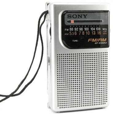 SONY ICF-S10MK2 Portable Pocket AM / FM Radio Walkman, View more