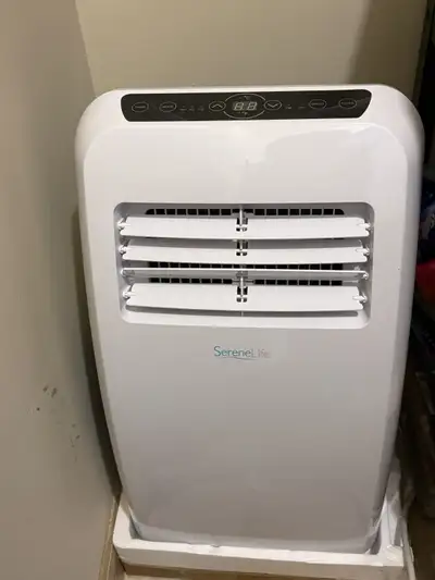 SereneLife Portable Electric Air Conditioner Unit-900W 8000 BTU Power Plug-in AC Cold Indoor Room Co...