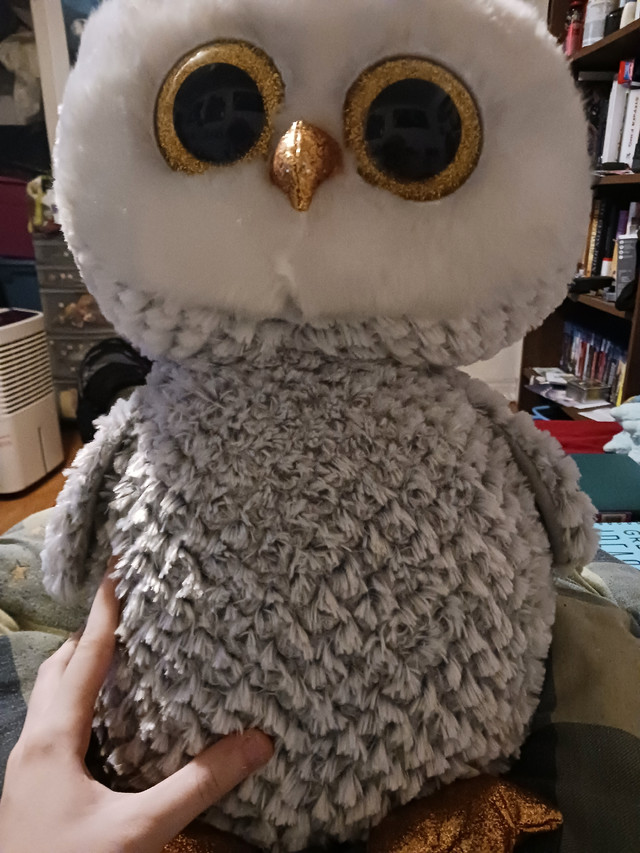 Jumbo TY Stuffed Animal Owl "Owlette" in Toys & Games in City of Halifax