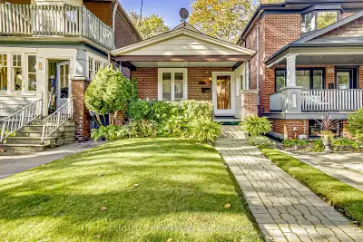 Less than 5 mints walk from Pape Subway Station. Family Size Kitchen, Windows, Hardwood Floors on Ma...