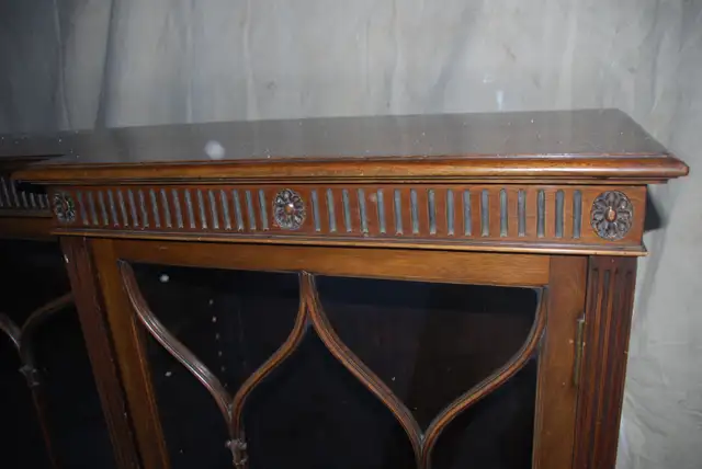 Antique wooden Liberty Cabinet and Liberty Desk in Hutches & Display Cabinets in Edmonton - Image 4