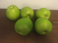 5 Vintage Retro Classic Wonderful DETAILING GREEN APPLES