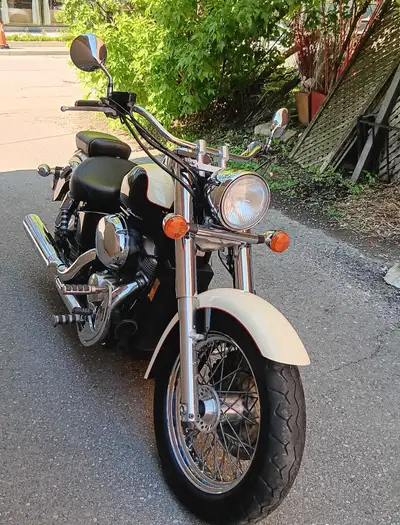 Well maintained Honda shadow. New tires, bought a new battery last year. No accidents. Starts every...