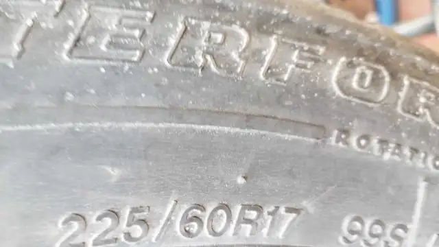 Toyota.OldTie and ramFirestone Winterforce Tires in Tires & Rims in Mississauga / Peel Region - Image 3