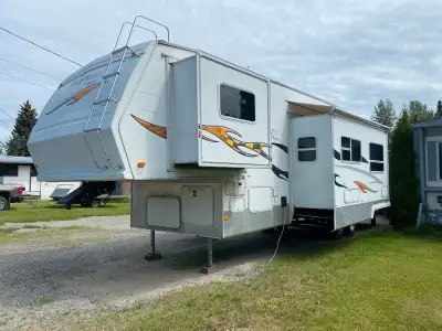 I'm selling a 37ft Sandpiper fifth wheel with a garage, perfect for hauling your toys while enjoying...