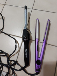 Hair Straightner and Small Curling Iron