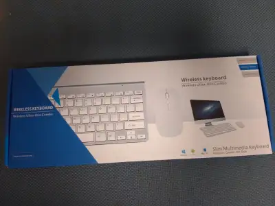 Clavier & Souris Bluetooth Sans Fil  Neuf Compatible pour PC, View more