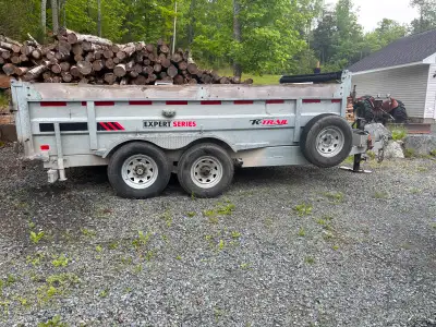 2020 k trail dump trailer. 2 -7000 lb axles Like new condition Selling 15,800 New inspection