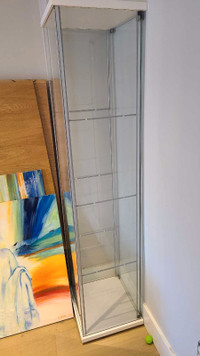 Ikea glass display cabinet