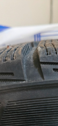 Winter studed tire size in picture