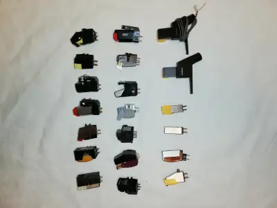 For Sale are Various Turntable Cartridges. These have been used and/or have been Tested Working with...