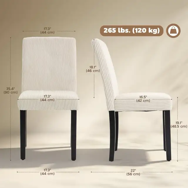 Modern rubberwood legs Kitchen dining Chair in Chairs & Recliners in Markham / York Region - Image 3