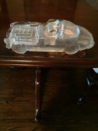 Mercedes 10 1/2 Inch x 4 1/4  Hofbauer Lead Crystal Paper Weight