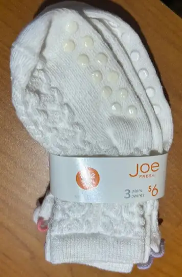 Child Toddler Baby Sock Set (3) Joe Fresh 0-12 months  Brand New, View more
