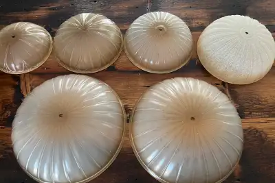 Set of 6 Glass Light Shades, View more