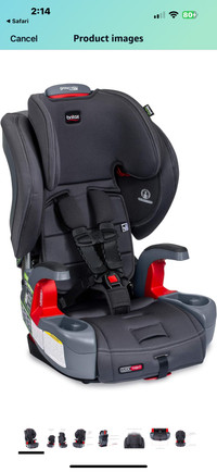 Britax Grow With You ClickTight Harness-2-Booster, Cool N Dry