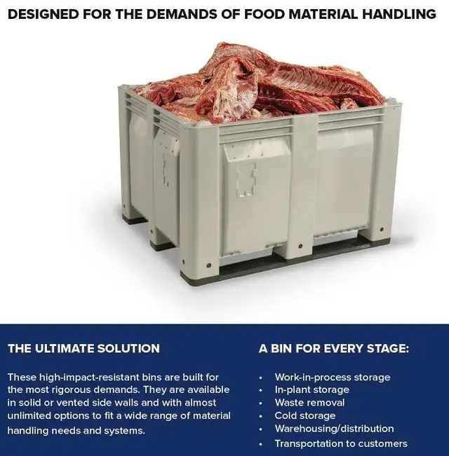 FOOD GRADE CONTAINERS. FOOD MANUFACTURING BINS, INGREDIENT BINS. in Other in Kitchener / Waterloo - Image 5