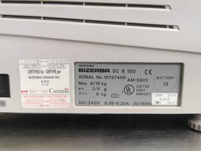 BIZERBA  SC II 100 dans Appareils électroniques  à Val-d'Or - Image 2