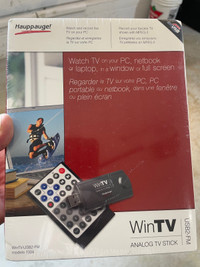 WinTv. Play tv on computers and other devices. New in box. $10.