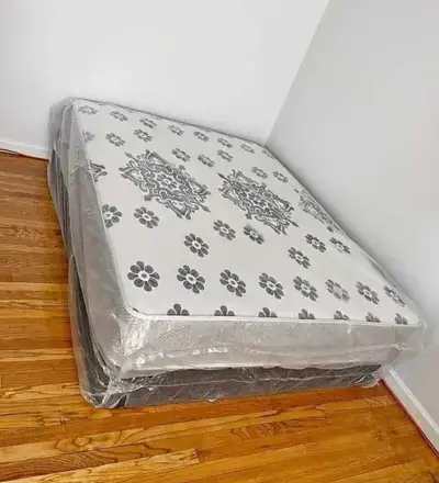 New& Wrapped Mattress -with free Delivery Available , View more