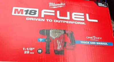 Milwaukee M18 FUEL 1-1/8" SDS Plus Rotary Hammer, View more