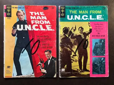 2 Man From U.N.C.L.E. Gold Key Comics from the 60's, View more