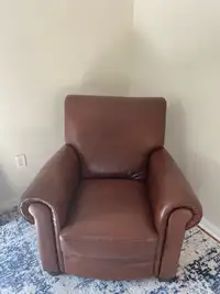 2 Leather Chairs for Sale