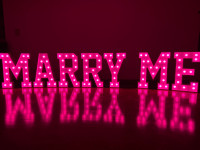 Marry Me Proposal Engagement Decor