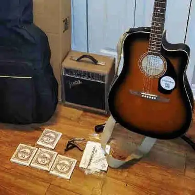 So I play electric, I figured I'd buy all this. And try acoustic. I'm sticking to electric, so you g...
