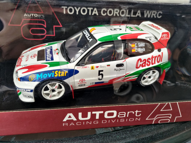 Toyota Corolla World Rally Car 1/18 Diecast by Auto Art in Arts & Collectibles in Mississauga / Peel Region