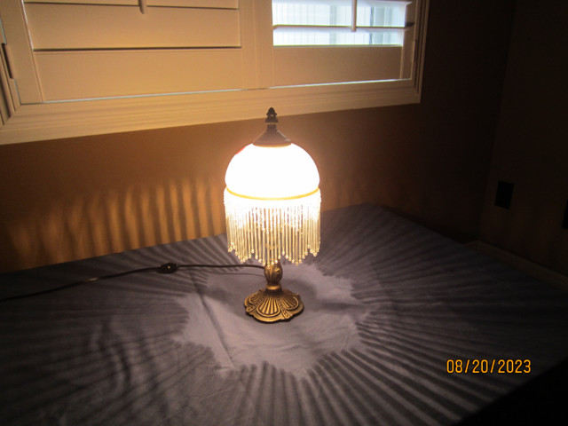 White Table Lamp in Indoor Lighting & Fans in Calgary - Image 2