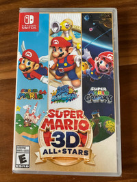 NEW SEALED Super Mario 3D all stars switch game