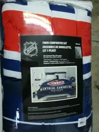 Douillette des Canadiens de Montreal LIT SIMPLE hockey LNH NEUF