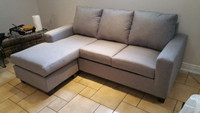 Brand New Reversible Sectional Sofa -- $850 - Made In Canada