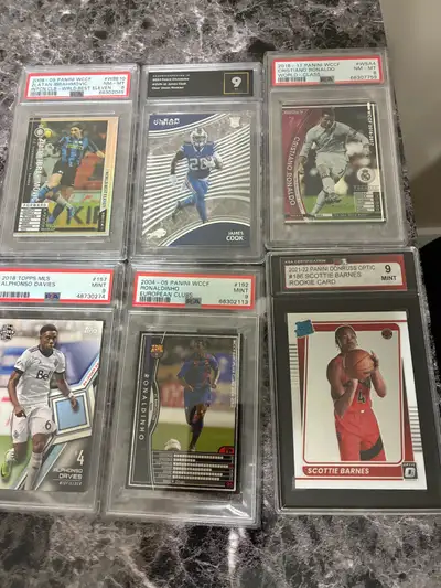 I am offering a diverse collection of graded sports and collectible cards, perfect for enthusiasts a...