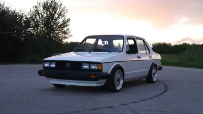 Selling my 1981 Jetta. 1.7l gas. Mostly original, aside from the coilovers, aftermarket wheels, MK1...