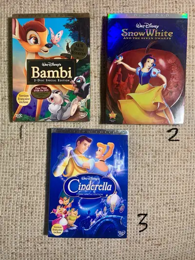 Disney DVD Movies ($8 each), View more