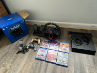 PS4 and steering wheel