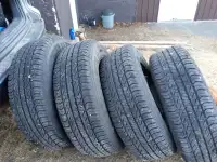 Tires new condition +rims
