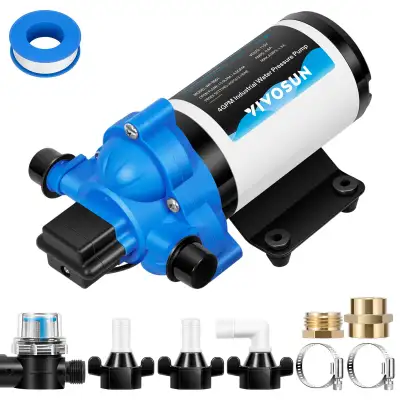 VIVOSUN Water Pressure Pump, 115VAC 4 GPM 45 PSI, View more