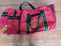 Oversized firefighter bag. Great for sports equipment!