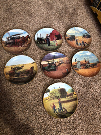 Set of 7 “Farming in the Heartland” collectable plates