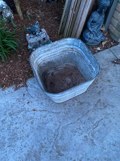 Vintage galvanized bin for sale, View more